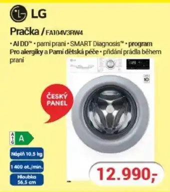 Planeo Elektro LG Pračka/FA104V3RW4 nabídka