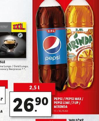 Lidl Pepsi / mirinda nabídka