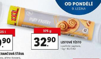 Lidl Listové těsto nabídka
