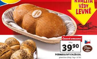 Lidl Podmáslový chléb xxl nabídka