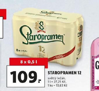 Lidl Pivo staropramen 12 nabídka