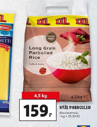 Lidl Rýže parboiled nabídka
