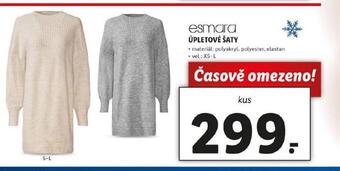 Lidl Úpletové šaty nabídka