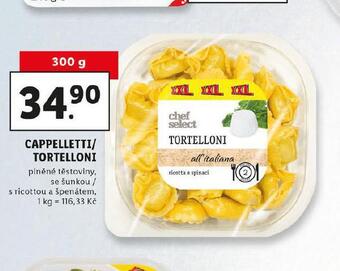 Lidl Cappelletti / tortelloni nabídka