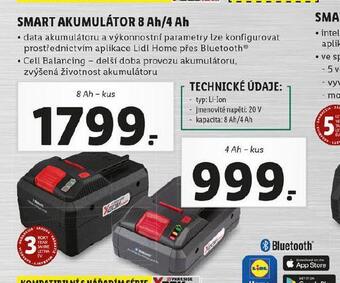 Lidl Smart akumulátor 4 ah nabídka