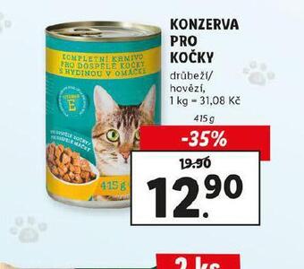 Lidl Konzerva pro kočky nabídka