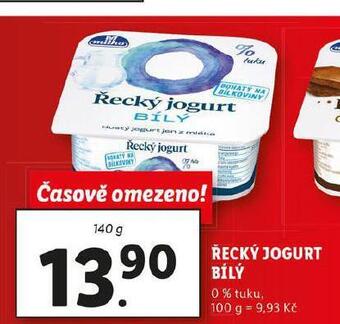 Lidl Řecký jogurt bílý nabídka