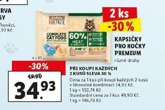 Lidl Coshida kapsičky pro kočky nabídka