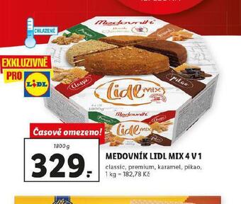 Lidl Medovník lidl mix 4v1 nabídka
