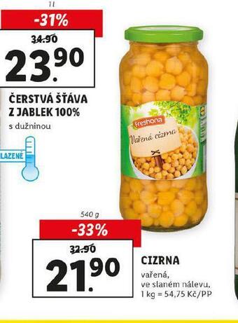 Lidl Cizrna nabídka