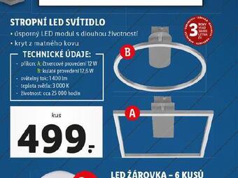 Lidl Stropní led svítidlo nabídka