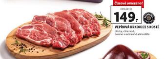 Lidl Vepřová krkovice s kostí nabídka
