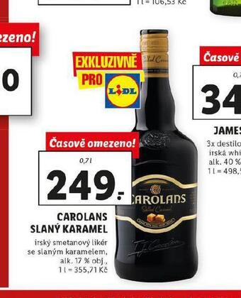Lidl Carolans slaný karamel nabídka