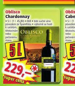 Norma Oblisco chardonnay nabídka