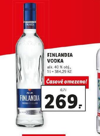 Lidl Finlandia vodka nabídka