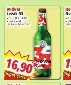Norma Pivo budvar 33 ležák nabídka