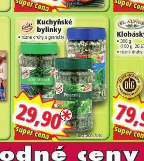 Norma Kuchyňské bylinky nabídka