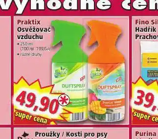 Norma Praktix osvěžovač vzduchu nabídka