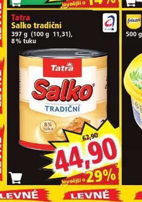 Norma Tatra salko tradiční nabídka