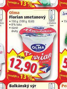 Norma Olma florian smetanový nabídka