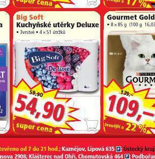 Norma Big soft kuchyňské utěrky deluxe nabídka