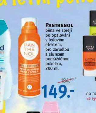 Rossmann Panthenol pěna ve spreji nabídka