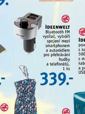 Bluetooth fm vysílač
