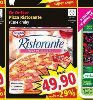 Norma Dr. oetker pizza ristorante nabídka