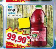 Norma Jupí sirup nabídka