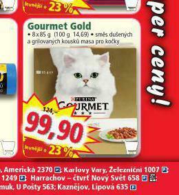 Norma Gourmet gold směs dušených a grilovaných kousků pro kočky nabídka