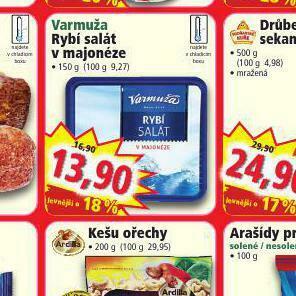 Norma Rybí salát v majonéze nabídka