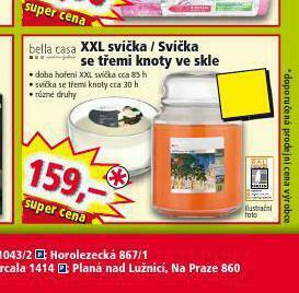 Norma Xxl svíčka / svíčka se třemi knoty nabídka