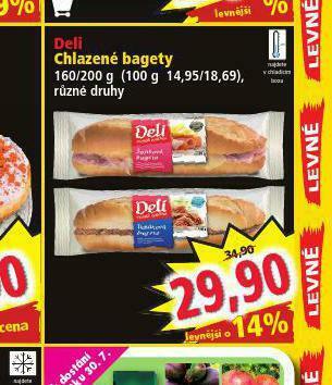 Norma Deli chlazené bagety nabídka