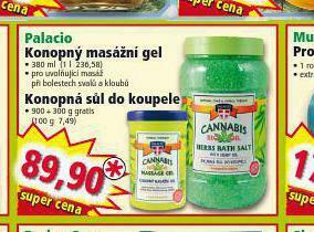 Norma Palacio konopná sůl do koupele nabídka