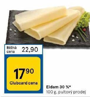 Tesco Eidam 30% nabídka
