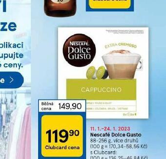 Tesco Nescafé dolce gusto kávové kapsle nabídka