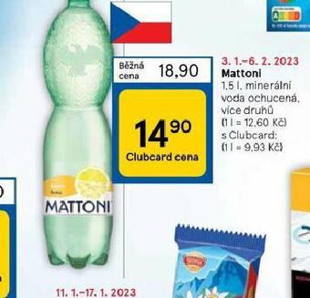 Tesco Mattoni ochucená nabídka