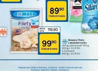 Tesco Nowaco filety z aljašské tresky nabídka