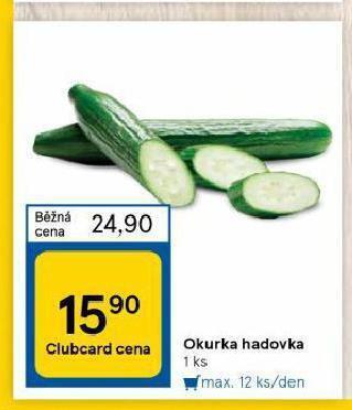 Tesco Okurka hadovka nabídka