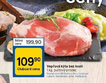 Tesco Vepřová kýta bez kosti nabídka