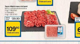 Tesco Mleté maso míchané nabídka