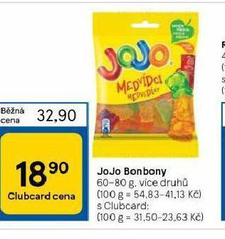 Tesco Jojo bonbony nabídka