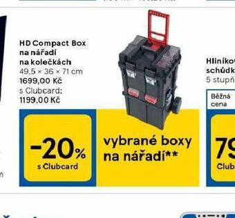 Tesco Hd compact box na nářadí na kolečkách nabídka