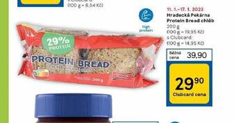 Tesco Hradecká pekárna protein bread chléb nabídka