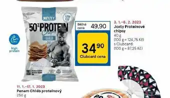 Tesco Joxty proteinové chipsy nabídka