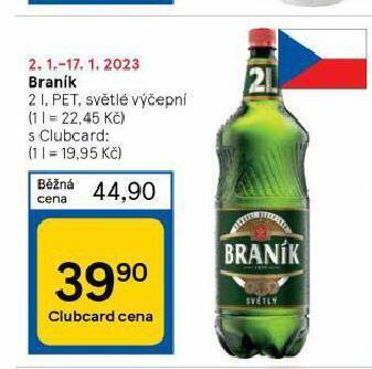 Tesco Pivo braník nabídka