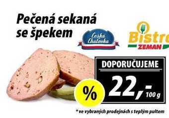 ZEMAN Pečená sekaná se špekem, 100 g nabídka