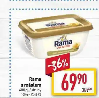 Billa Rama s máslem 400 g nabídka