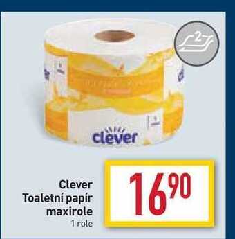 Billa Clever toaletní papír maxirole 1 role nabídka