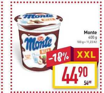 Billa Monte 400 g nabídka